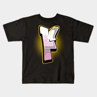 graffiti F Kids T-Shirt